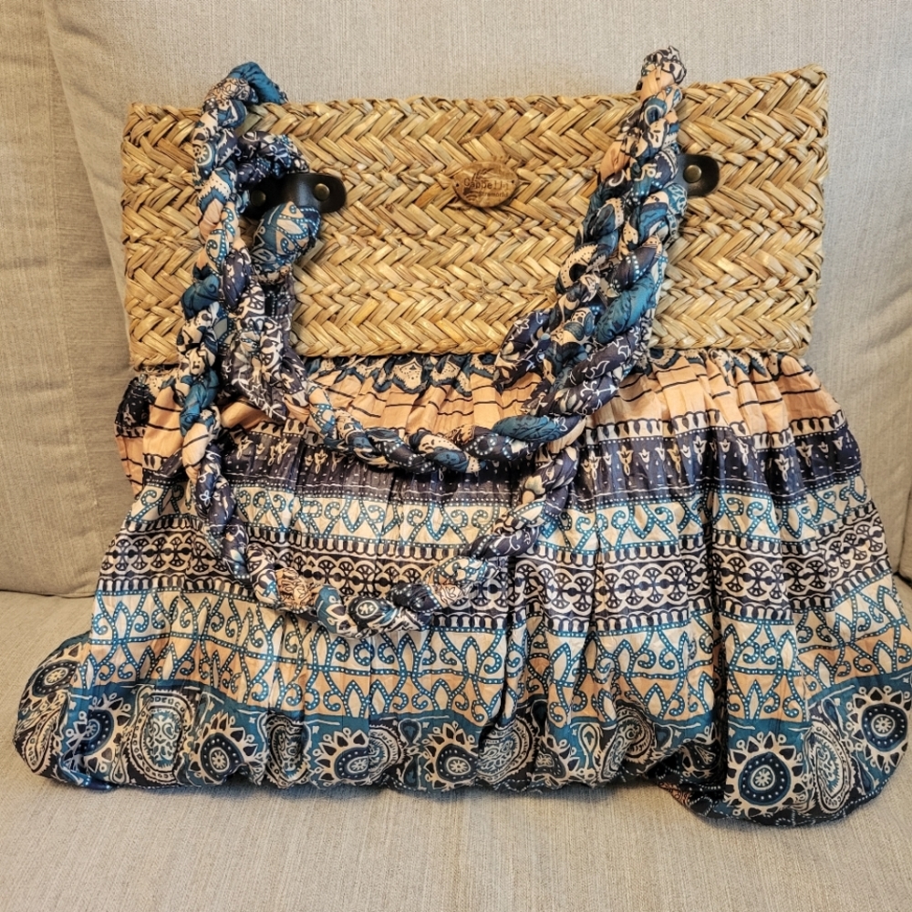 Cappelli Straworld Satchel Beach Bag